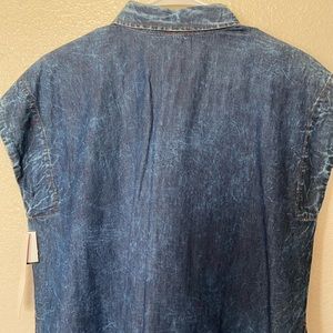 Denim button down shirt